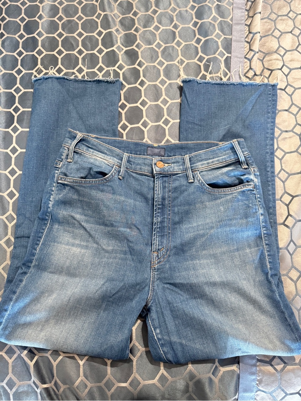 MOTHER The Hustler Ankle Fray jeans